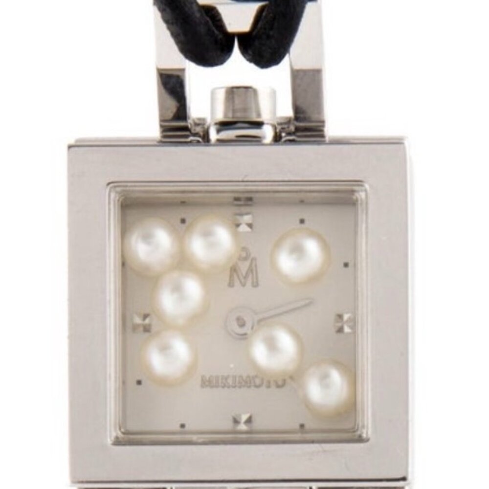 MIKIMOTO PEARLPENDANT NECKLACE WATCH - Picture 3 of 9